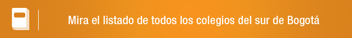 El listado completo de los colegios del sur de Bogotá